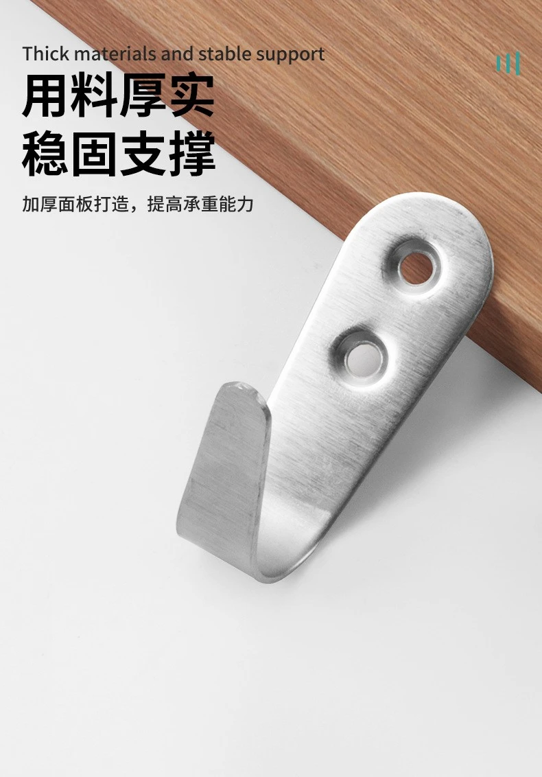 Wall Mounted Stainless Steel Clothes Hooks factory